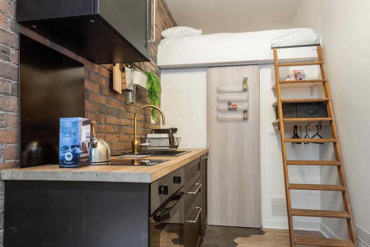 Apartmán Charming Industrial-Style Studio Just Nearby Montmartre In Paris - Welkeys Exteriér fotografie
